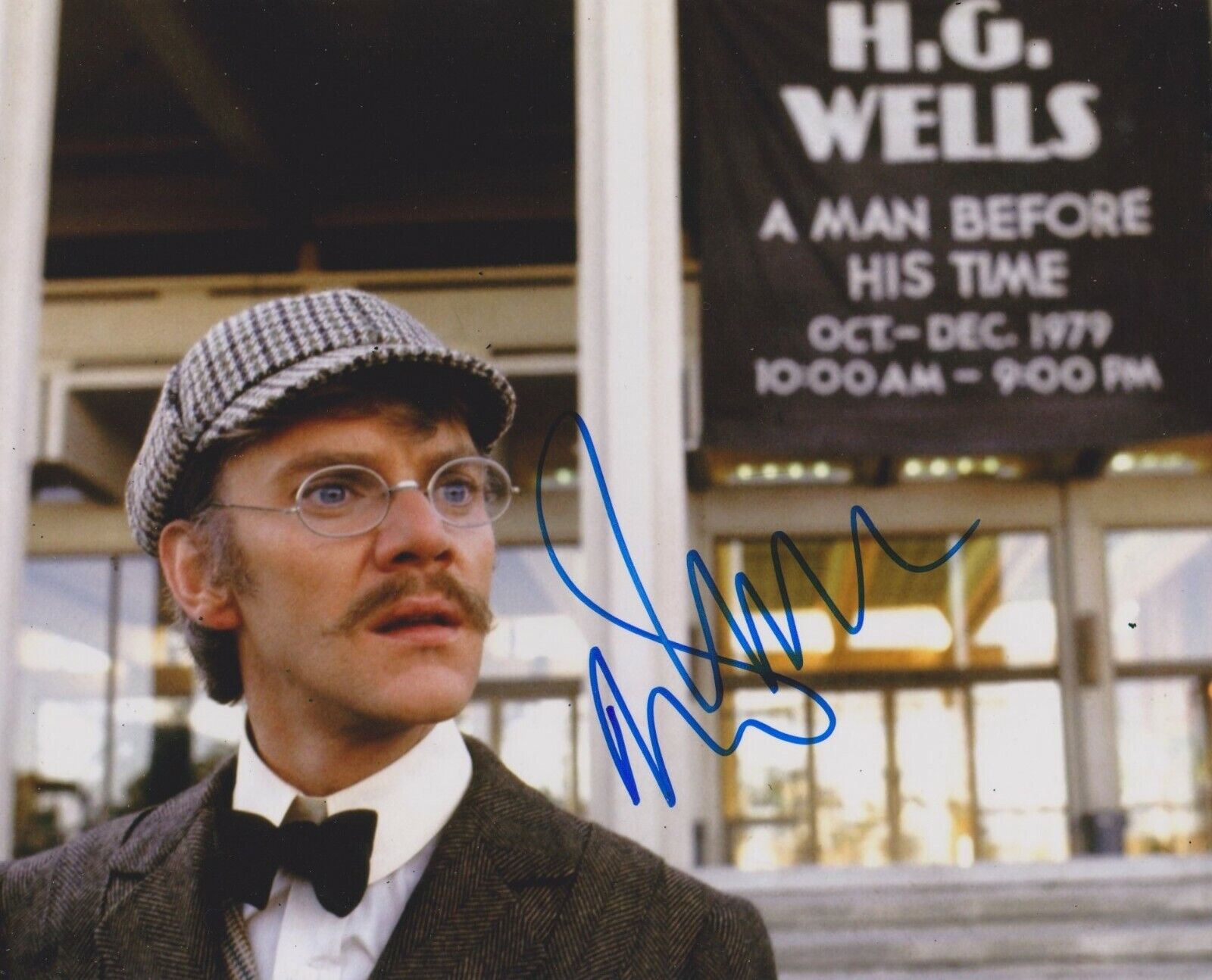 Malcolm McDowell Signed Time After Time 10x8 Photo Poster painting AFTAL