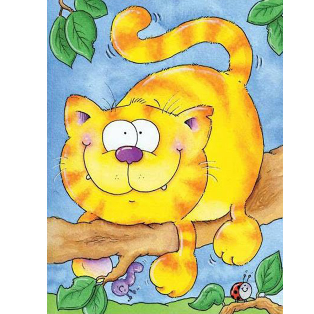 

Cartoon Tiger - Round Drill Diamond Painting - 30*40CM, 501 Original
