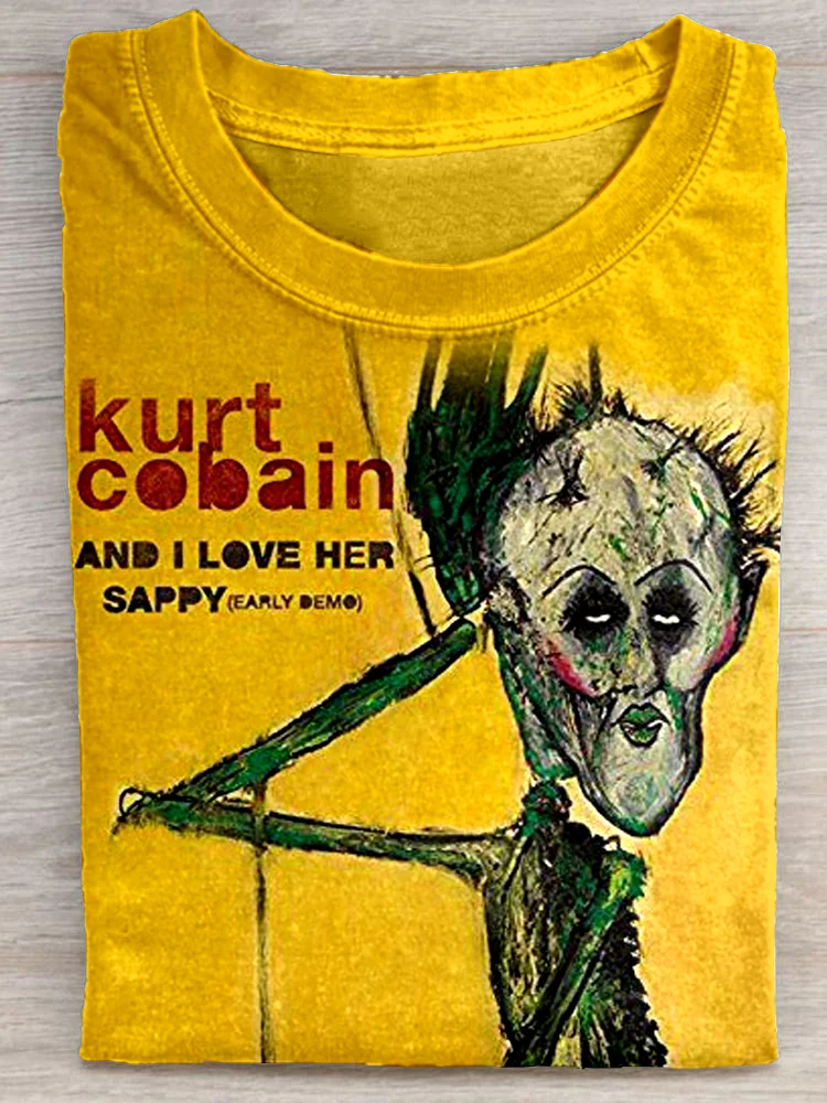 Eagerlys Kurt Covain T-shirt Eagerlys