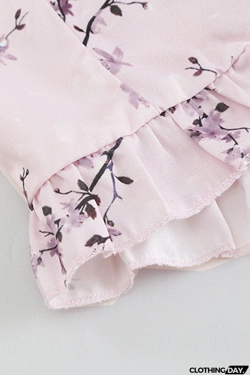 Floral Print Long Sleeve Dress