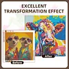 Diamond Painting -DIY Round Drill Highland Yak(40x40cm)