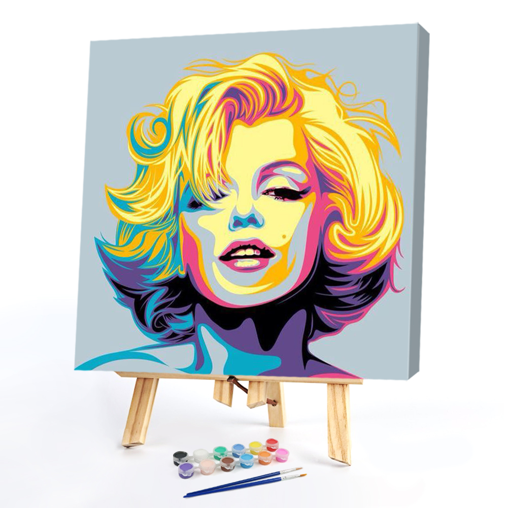 

20*20CM - Paint By Numbers - Elegant Lady, 501 Original
