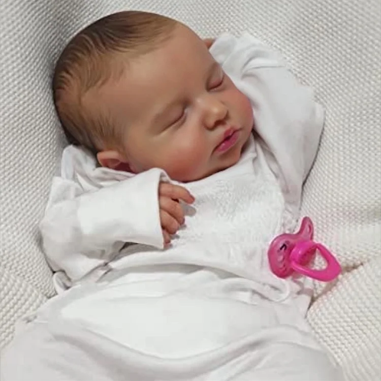 12'' Real Lana, Cute Realistic Soft Silicone Vinyl Newborn Baby Girl Doll Toy