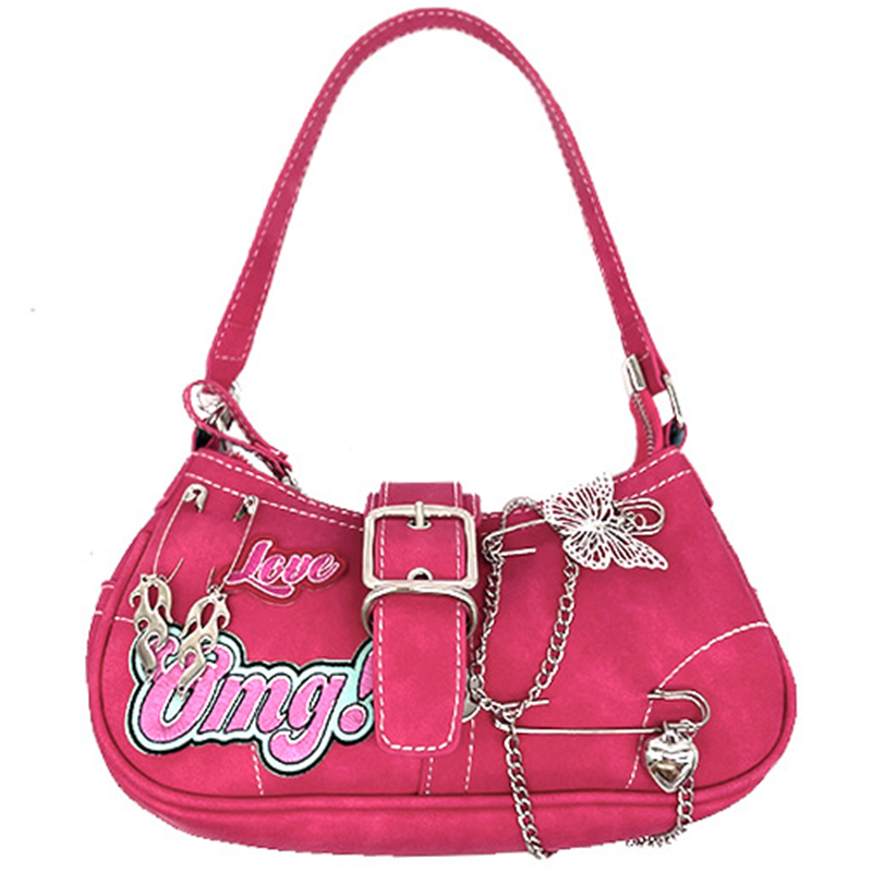 TAVIMART  -  Sweet Underarm Bag Star Y2K Spicy Girl One Shoulder Handheld Crossbody Fashion Chain Top-handle Bag