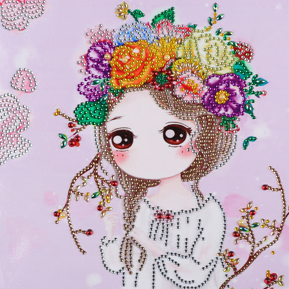 

Little Girl-Special Shaped Diamond Painting-30*30CM, 501 Original