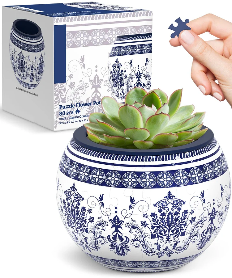 3D Puzzle Flowerpot