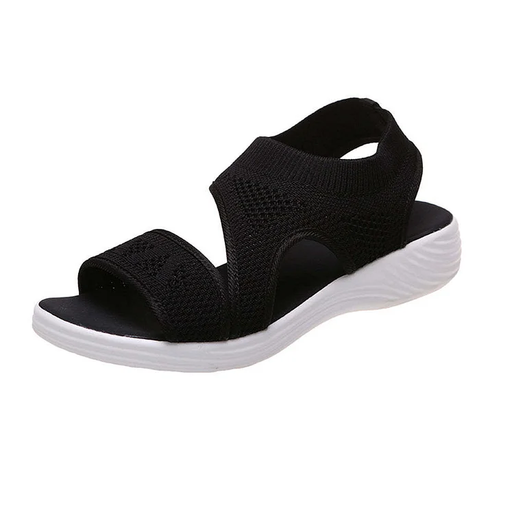 Sale/Black  37 /Women Summer Breathable Mesh Sport Sandals  Stunahome.com