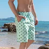 Gioiacombo&trade; Pantaloni da spiaggia casual da uomo larghi con stampa geometrica