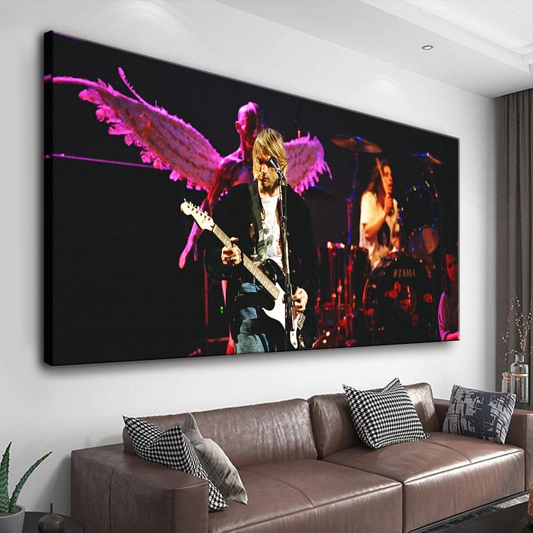 Nirvana In Utero Tour Canvas Wall Art