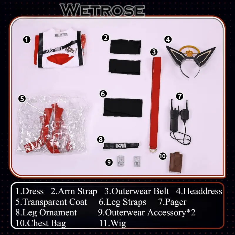 [Wetrose] In Stock Goddess of Victory: Nikke Yingning Game Outfit Cosplay Costume 
