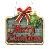 >SALE<Acrylic Christmas Diamond Art Painting Hanging Ornament Kit (Merry Christmas)