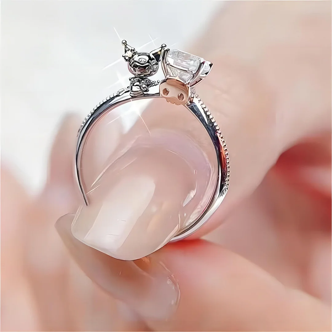 Kawaii Kuro Diamond Ring