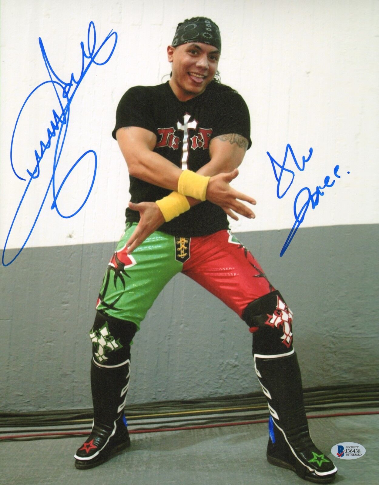 Juventud Guerrera Signed 11x14 Photo Poster painting BAS Beckett COA WWE WCW Picture Autograph 2