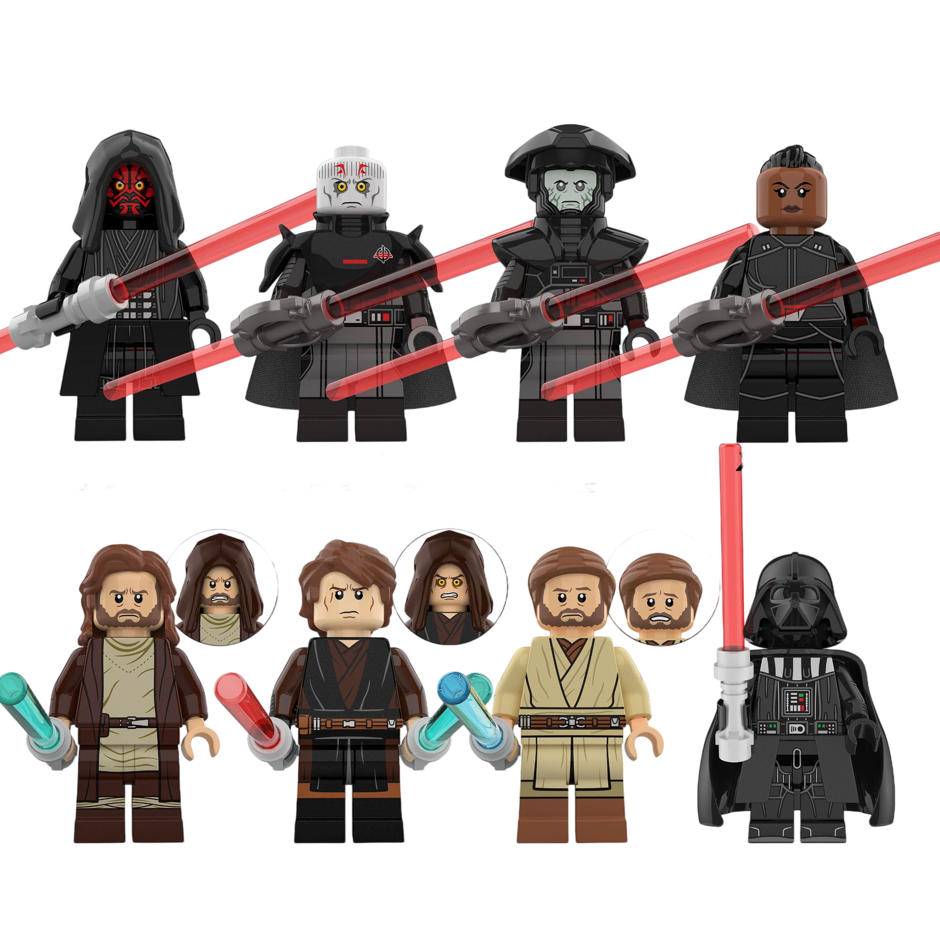KT1059 Planet Series Building Block Minifigures, Small Particle Assembly Toys