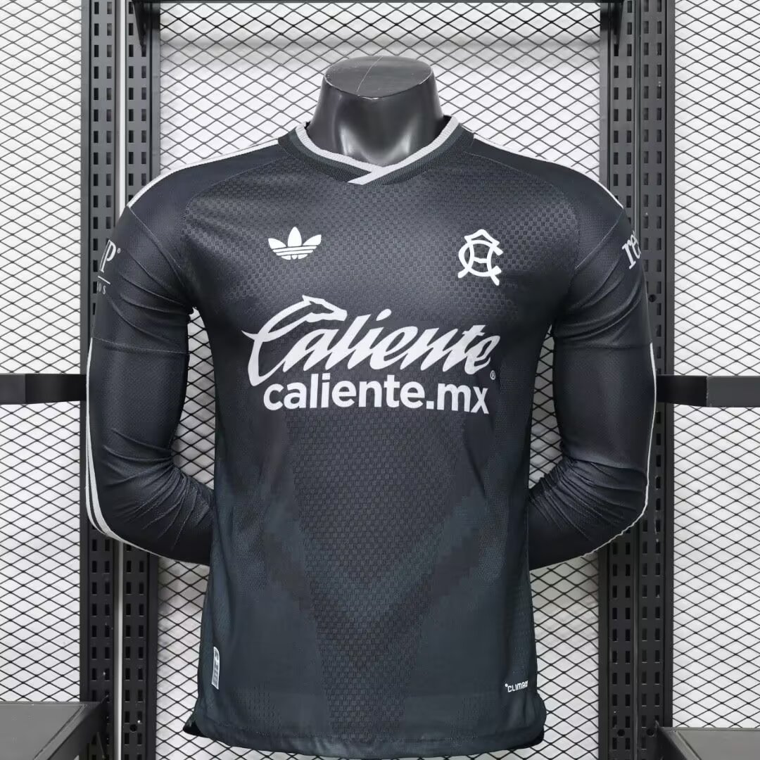2026/2027 Player Version Long Sleeves Am&eacute;rica Away Football Shirt 1:1 Thai Quality（The player version jersey is a bit tight, please pay attention to the size selection）