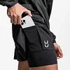 Gym Shorts Running Sports Double Layer Gym Pants by Inlyline
