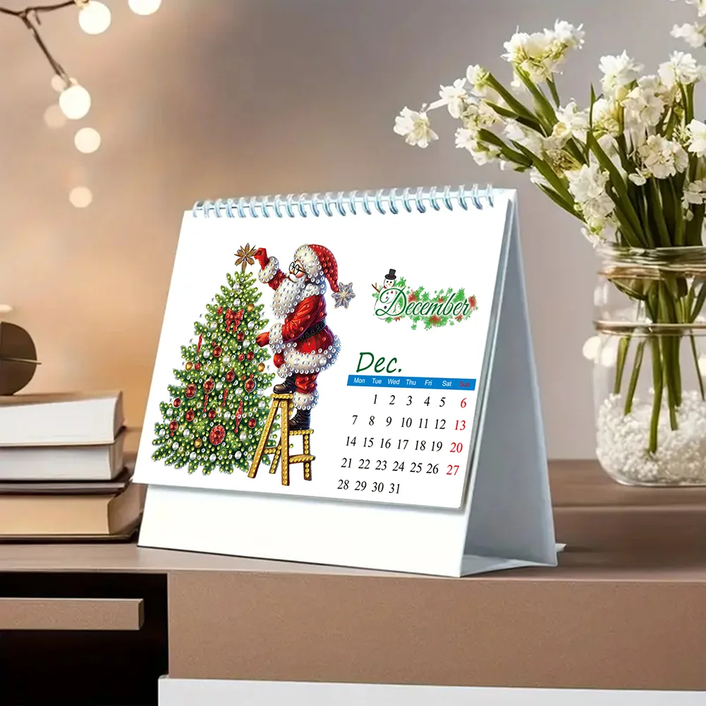 5D/DIY Calendar Crystal Painting Desk Calendars Kit Diamond Painting Calendar