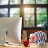 Kits de dessous de verre &agrave; motif animal 5d bricolage avec support pour la maison