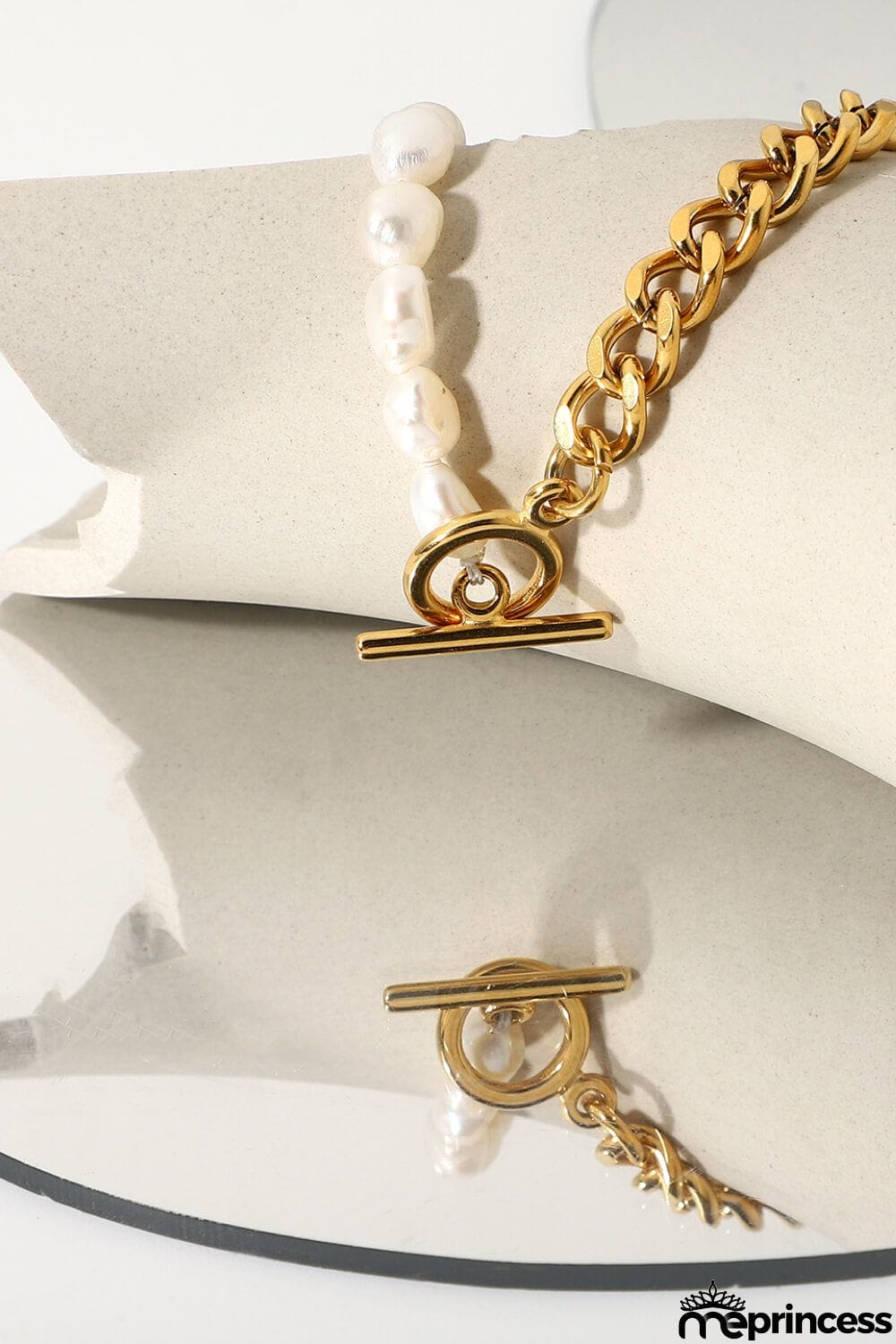 Dream Life Pearl Chunky Chain Necklace