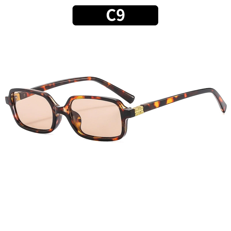 Casual Geometric Pc Square Full Frame Glasses