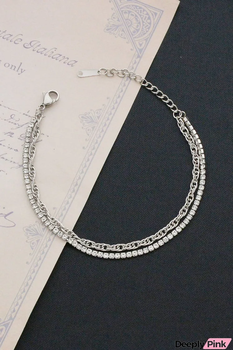 Double-Layered Stainless Steel Bracelet