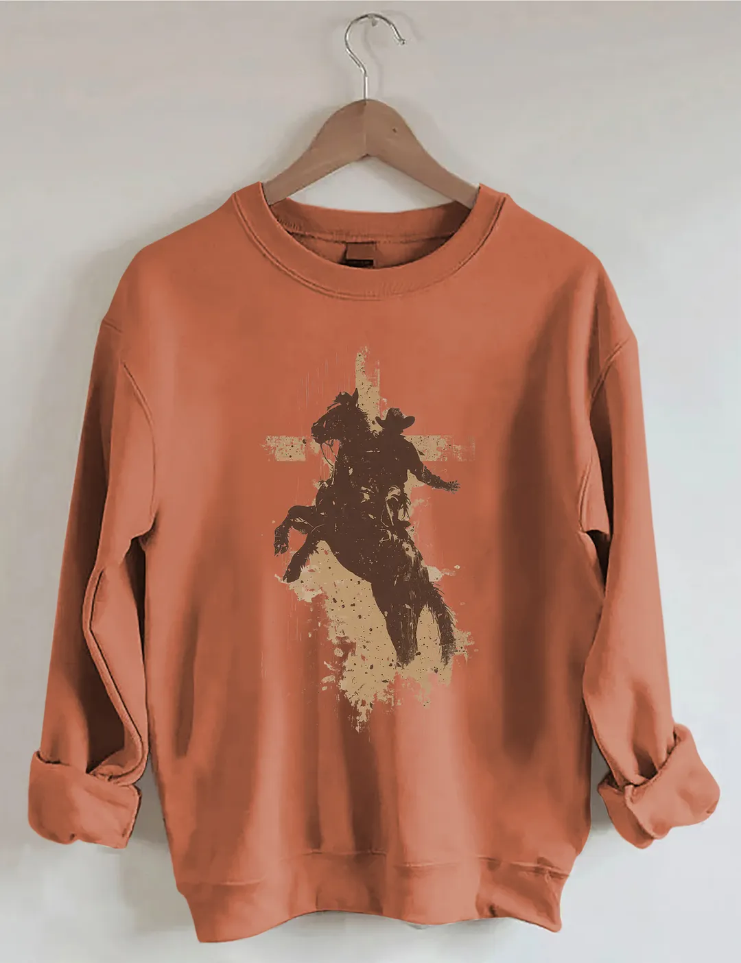 Western Christian Cowboy Sweatshirt