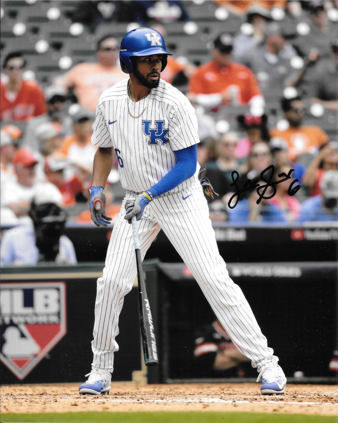 TRISTAN POMPEY HAND SIGNED KENTUCKY WILDCATS 8X10 Photo Poster painting W/COA