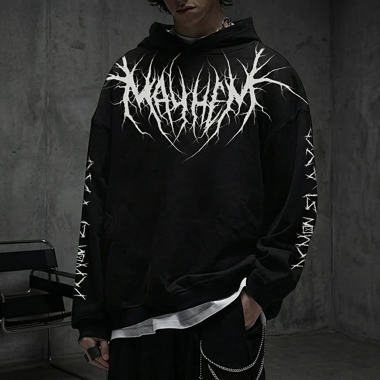 Thorn Coil Art Darkness Graphic Hoodie