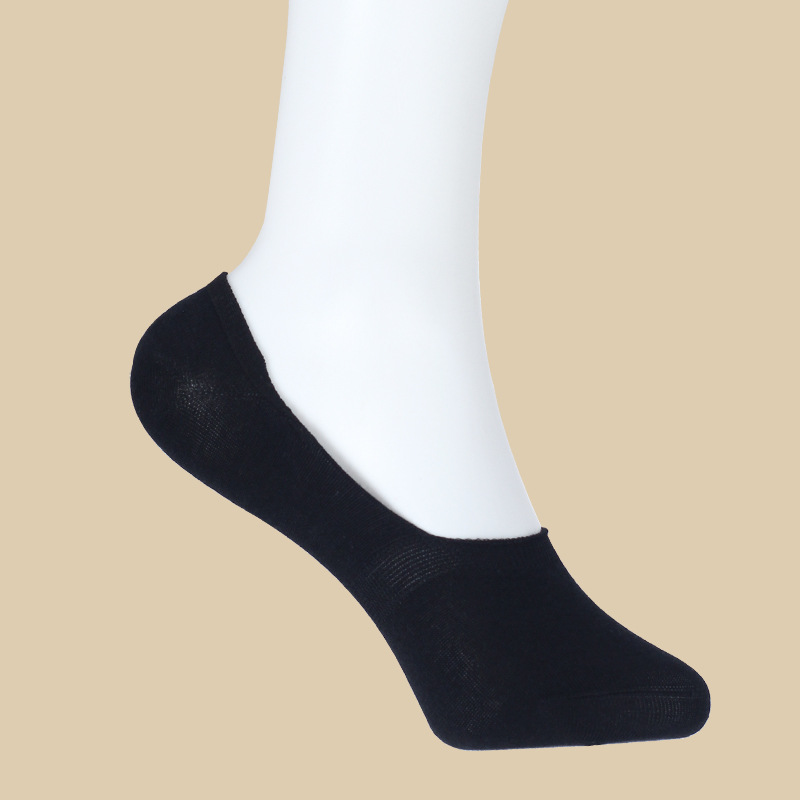 Chaussettes en soie cheville Noir
