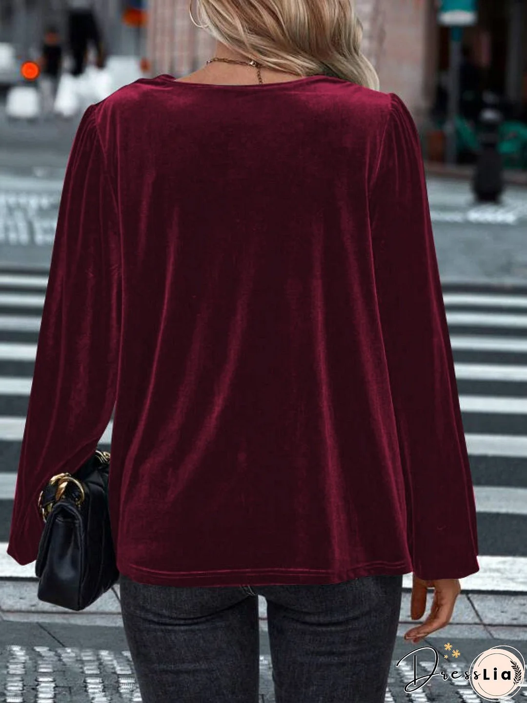 Lovelet Cowl Neck Long Sleeve Blouse