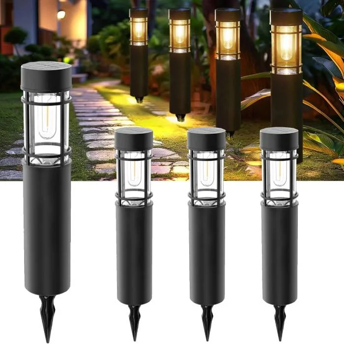 Upgraded Solar Pathway Lights &ndash; Outdoor LED Lighting