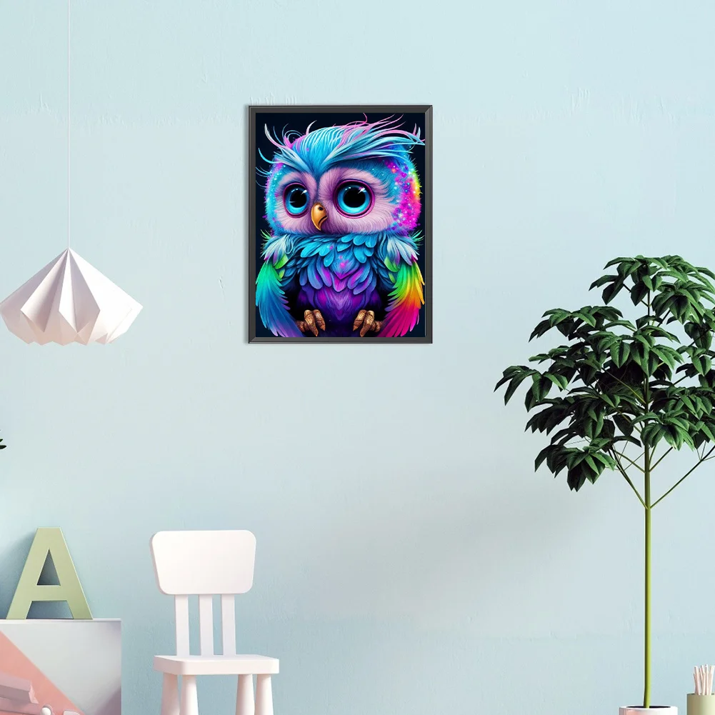 Diamond Painting - Full Round Drill - Owl(30*40cm)