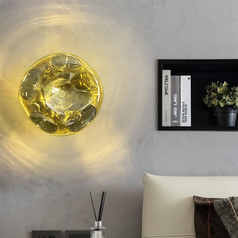 Minimalist Acrylic Wall Lamp Creative Glacier Lava Lamp
