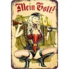 WWII German Gunner Girl - Metal Tin Signs(8*12Inch/12*16Inch)