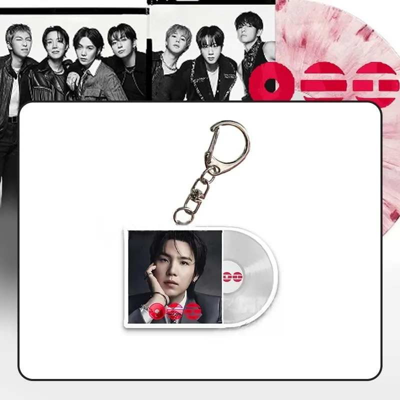 BTS ARIRANG Vinyl Single Cover Acrylic Keychain | Kpop Merch