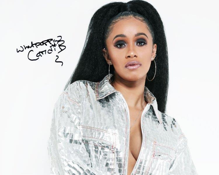 REPRINT - CARDI B Belcalis Almanzar Autographed Signed 8 x 10 Photo Poster painting Poster