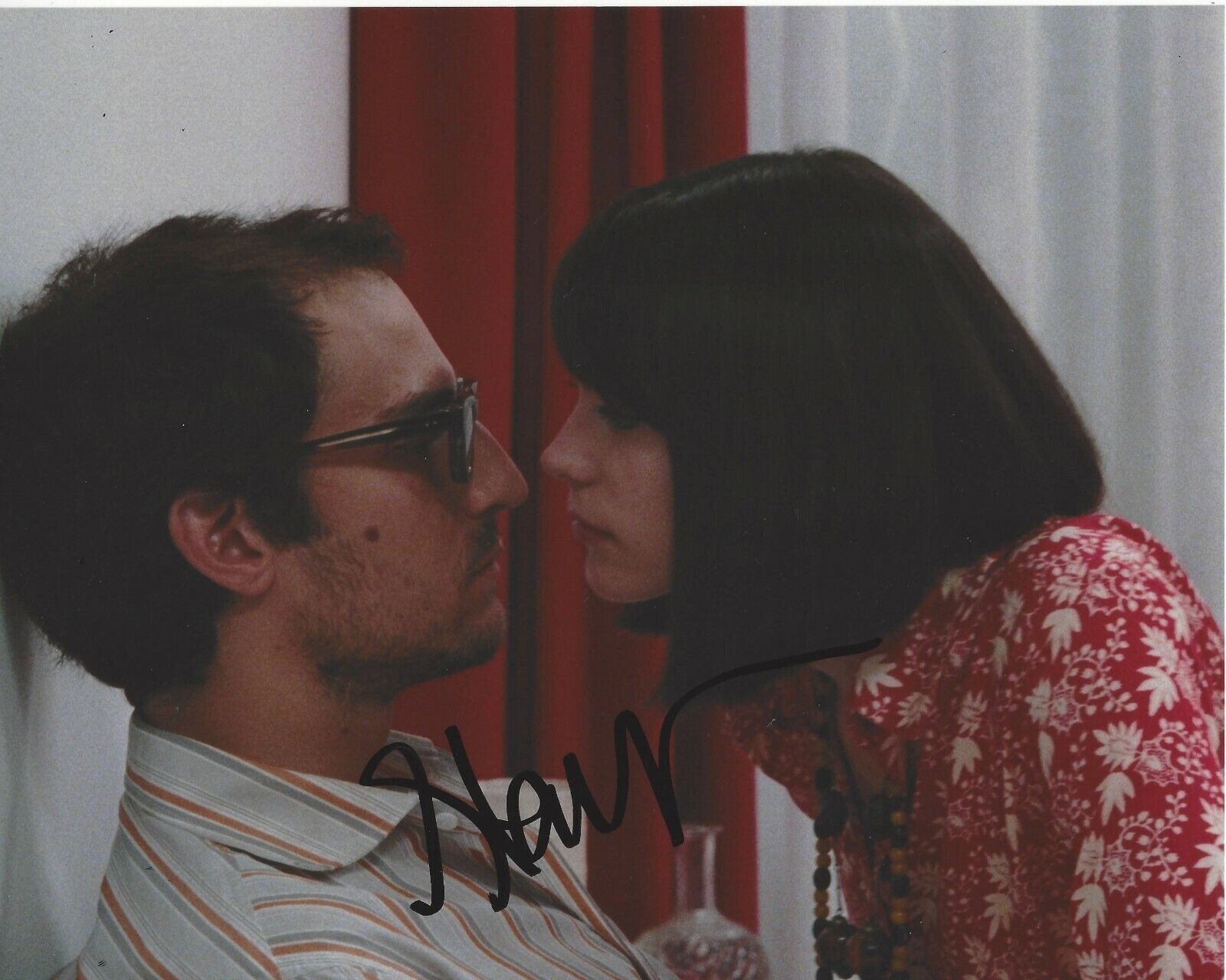 ACTRESS STACY MARTIN SIGNED GODARD MON AMOUR 8x10 MOVIE Photo Poster painting w/COA NYMPHOMANIAC