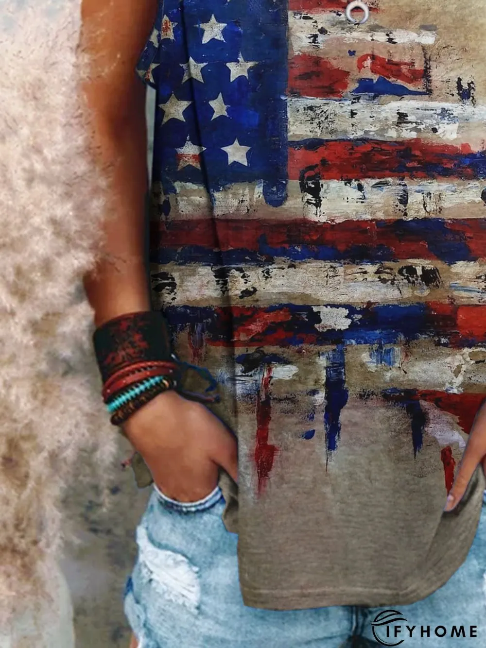 Printed Shift Resort Tanks & Camis | IFYHOME