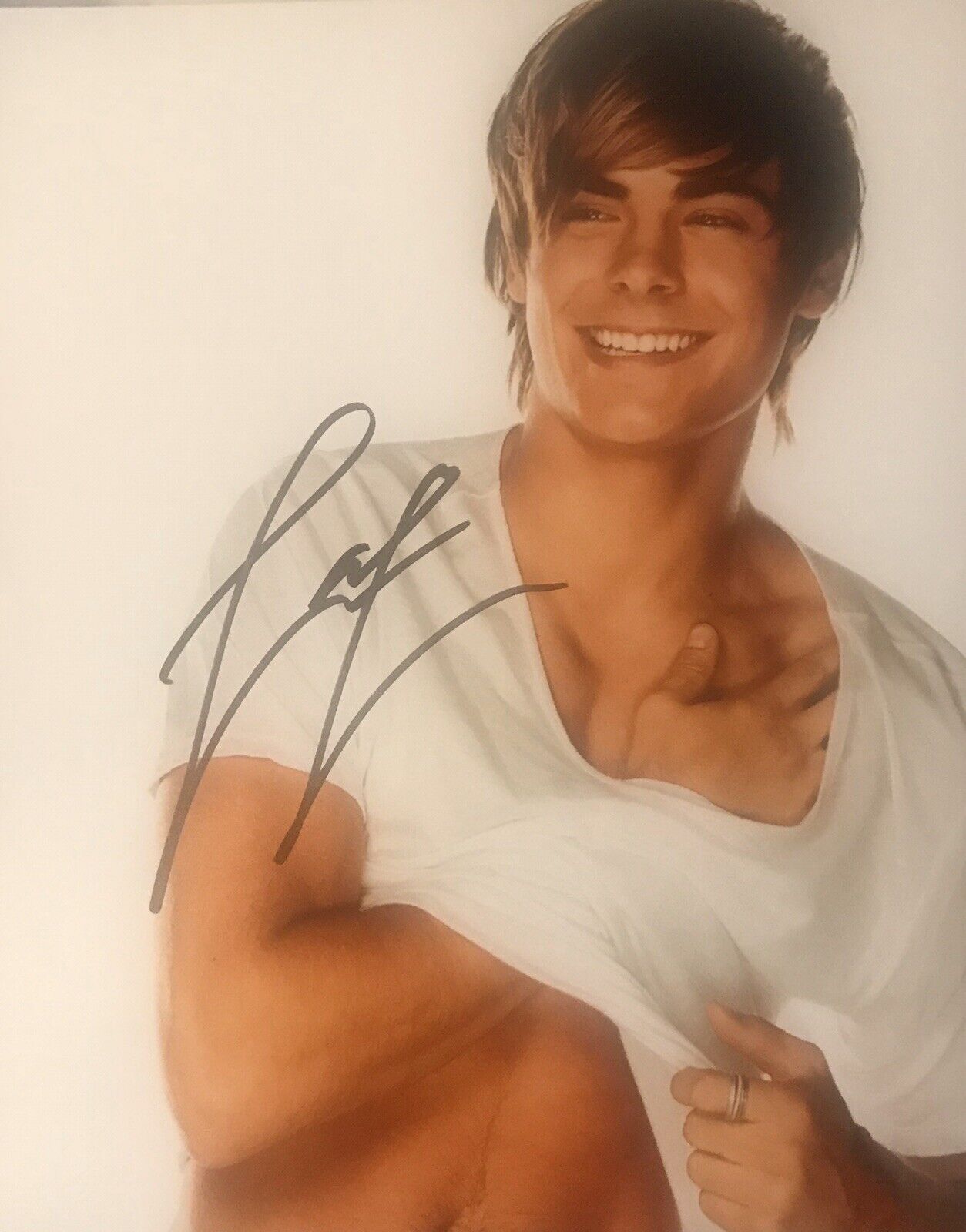 Zac Efron Signed Autographed 8x10 Color Photo Poster painting Sexy