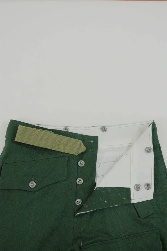   Wehrmacht German Panzer Summer HBT Reed Green Trousers German-Uniform