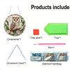 Special Shaped Diamond Painting Kit Owl Acrylic Pendant 25cm