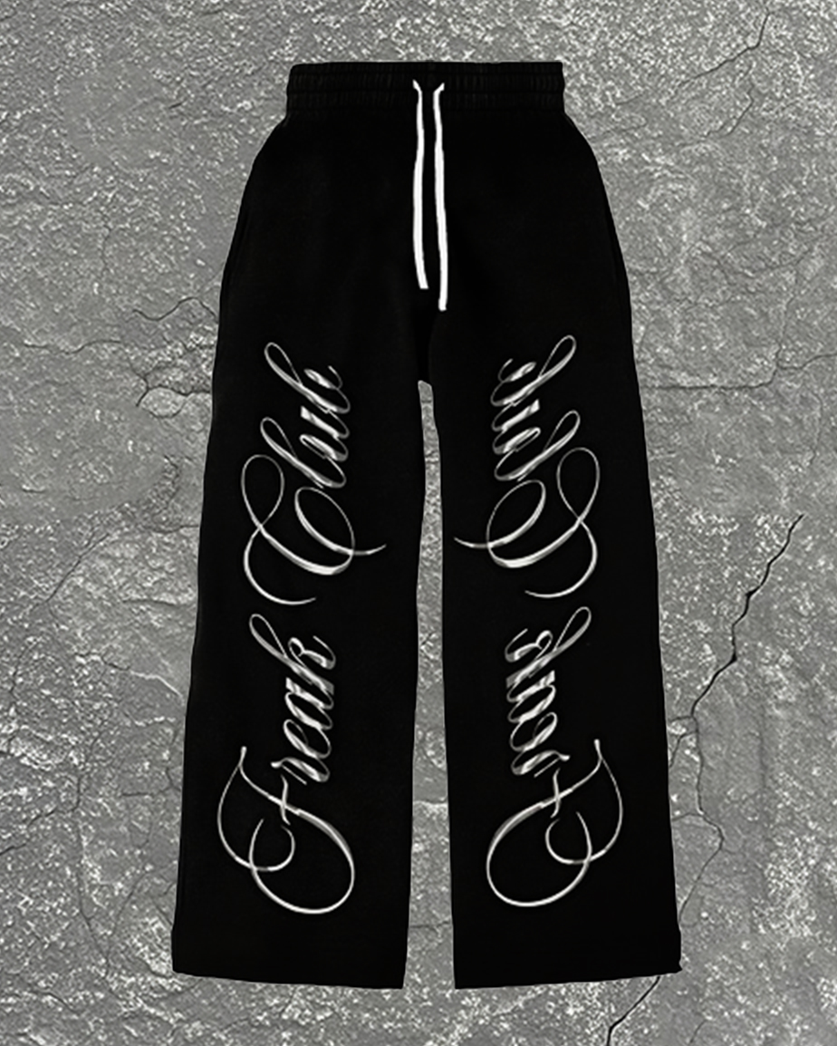 Plus Size Men Fashion Letter Element Style Pants