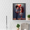 Diamond Painting -DIY Full Square Drill Valentines Day Couple(35x45cm)