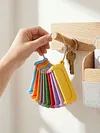 10 Pcs Yoto Card Organizer Reusable Plastic Yoto Accessory Organizer Storage with Ring for Efficient Card Storage & Organization