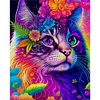 Color Cat - 11CT Stamped Cross Stitch 40*50cm/15.75*19.69in