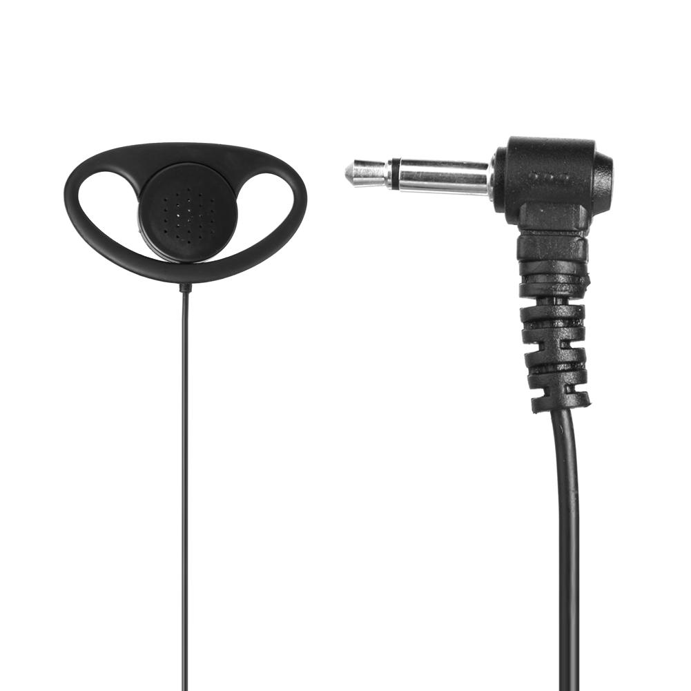 

3.5mm D Shape Listen Only Soft Rubber Wired Earpiece Headset for Motorola Radio, 501 Original
