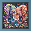 Diamond Painting-DIY Full Round Drill Elephant (40*40CM)
