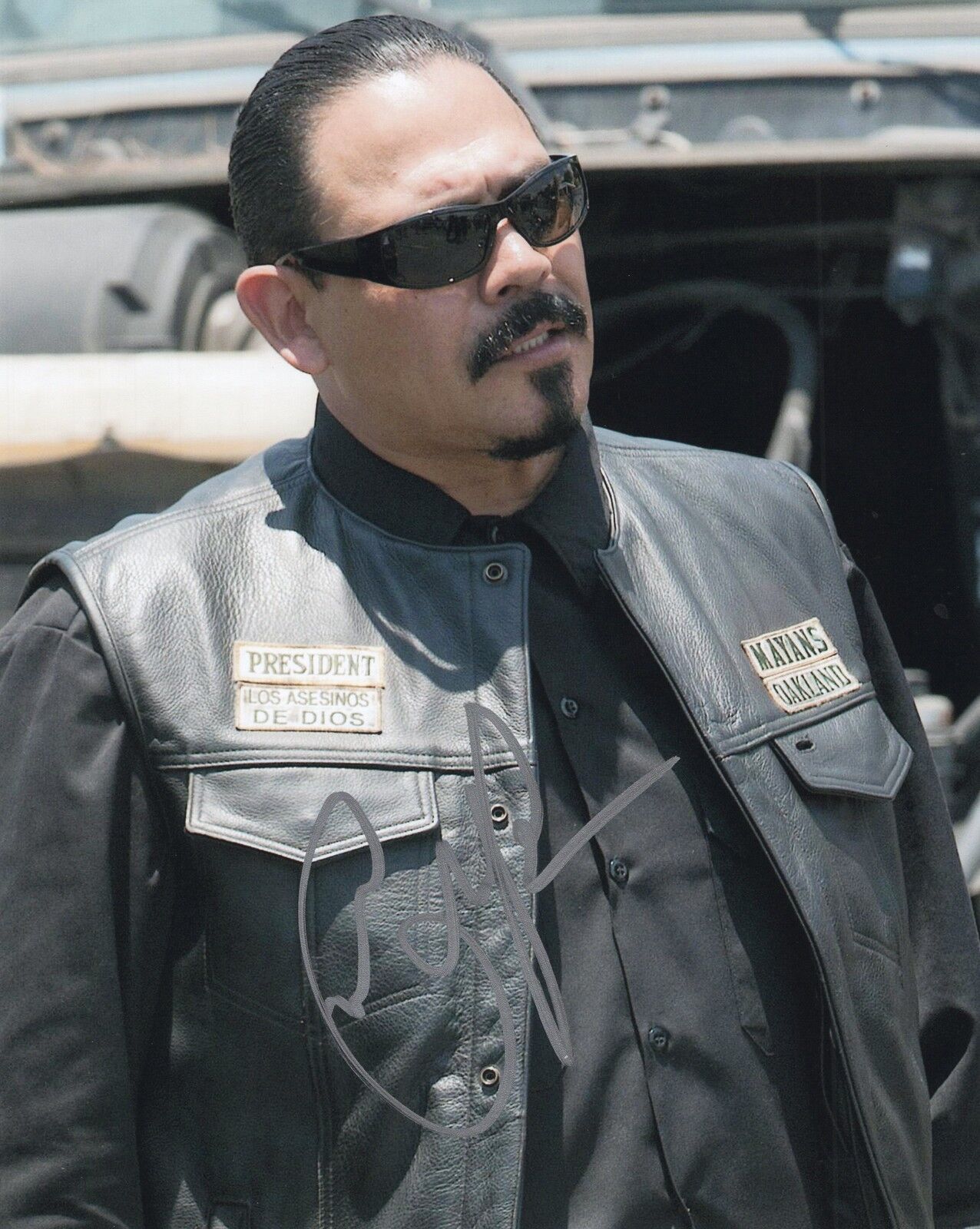 Emilio Rivera Sons of Anarchy TV Show Marcus Alvarez Signed 8x10 Photo Poster painting w/COA #8