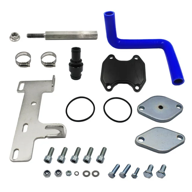 6.7L Cummins Diesel EGR Delete Valve Cooler Kit For 2010 -2021 Dodge Ram 2500 3500