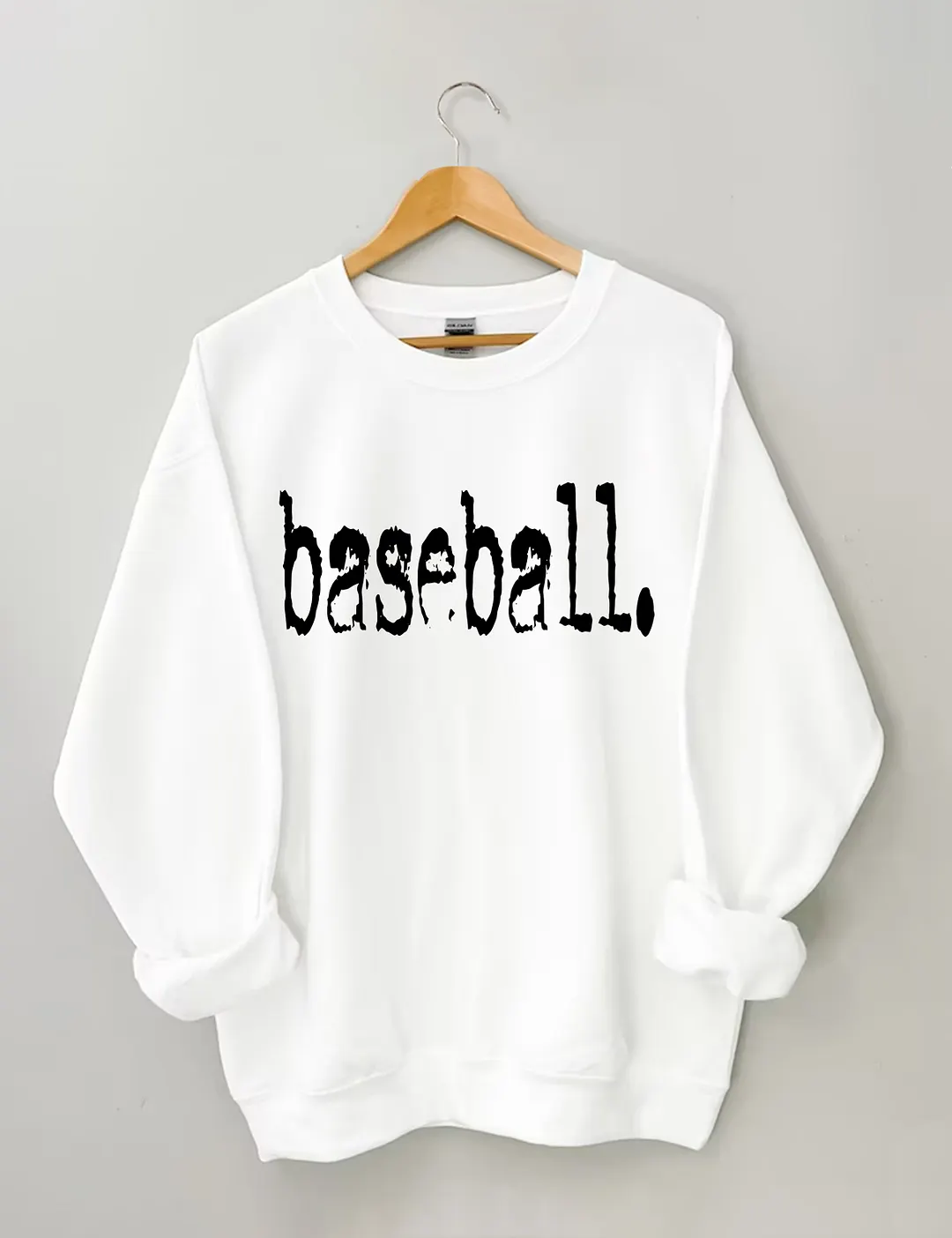 Baseball Typography Design Sweatshirt